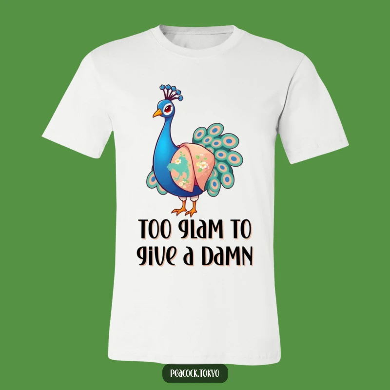 Funny Peacock Kimono T-Shirt: Wearable Art & Hilarious Bird Fashion